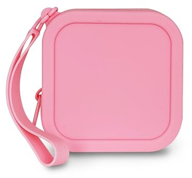 WisePoint Portamonete per Donne e Ragazza, Silicone Portafoglio Piccolo Donna con Uso Multifunzionale, Macaron Colore Portamonete Donna per Cambiare, Ricevute, Chiavi (rosa)
