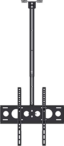 Soporte de techo para TV de 32 televisores LCD de 50 pulgadas, soporta hasta 40 kg, altura ajustable, VESA 400 x 400 mm, soporte de pared para sala de estar