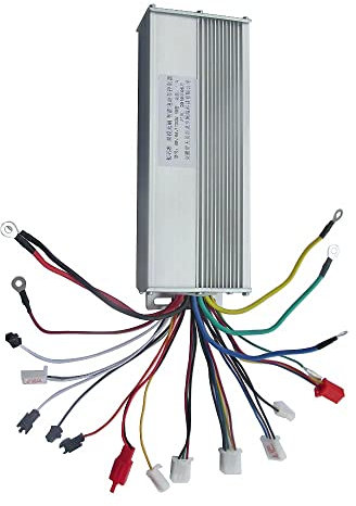 HESHUWEN E-Bike-Controller Elektrischer Fahrradregler Fahrrad/Scooter/Square Controller 4 8V 60V 64V 1500W Brushed Motor Controller