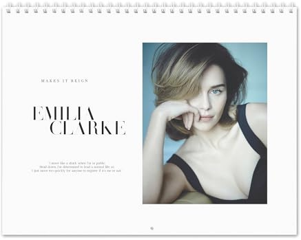 Emilia Clarke Vol.3-2027 Wall Calendar