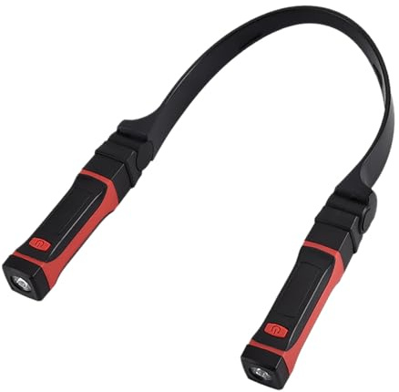Lampe de cou détachable rechargeable,lampe de travail LED,Lampe de Lecture de Cou Rechargeable, Liseuse Lampe,Cou Ergonomique & Bras Flexible,autour du cou