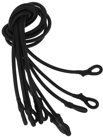 Ersatz Gummiseil für Trampolin, Nylon Latex, Schwarz