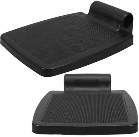 Veemoon Repose-Pieds pour Fauteuil Roulant en Plastique, Paire 19 X 15 X 1,5 CM, Surface Antidérapante, Étanche et Résistante aux Chocs, Accessoire Pratique pour Fauteuil Roulant