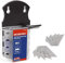 WORKPRO Lame Trapèze de Cutter avec Distributeur 100 Pièces