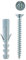 Fischer Dübel C/Schraube S10 V Stück – 25