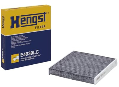 HENGST - Innenraumfilter E4939LC - Luftfilter für den Innenraum mit Aktivkohle - Filtert Staub, Pollen & Gerüche für Allergiker - Für saubere Frischluft im KFZ - Automotive Zubehör
