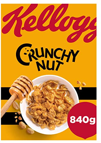 Kellogg's Crunchy Nut Breakfast Cereal Big Box, 840g