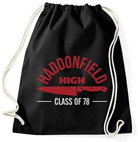 STYLETEX23 Haddonfield High School Halloween Turnbeutel Sportbeutel Gym Bag, schwarz