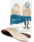 biped Premium Winter Fußbett - warme Schuheinlagen aus echter Wolle und Naturkork - Einlegesohlen Winter z1715(40)