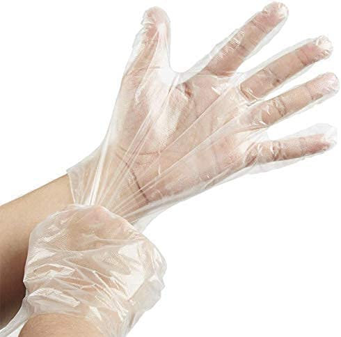 Palucart 1000 guanti trasparenti monouso in polietilene guanti polietilene per alimenti usa e getta