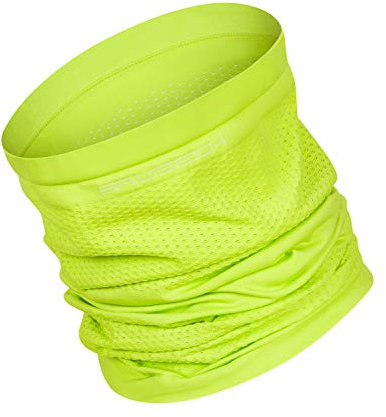 BRUBECK R-Tube Halstuch für Damen & Herren | Schlauchtuch nahtlos atmungsaktiv | Funktionstuch | Laufen | Joggen | Gr. S - M | Grün | KM10840