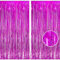 BRAVESHINE Rosenrot Metallische Lametta Vorhänge Hintergrund, Funkeln Vorhängen Dekoration für Geburtstagsfeier Hochzeitsfoto Hintergrund Weihnachten Disco Party (2 Stück,1x2.5m)