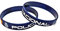 Pulsera de Goma de Silicona Gruesa con diseño de Policía Nacional con Escudo y Bandera - 1 Unidad