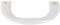 Place4parts White Plastic Fridge Freezer Door Handle for LEC STOVES R5026W, U5026W, U5526W, U5546