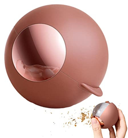 PW TOOLS Fusselrollen Haarentferner Ball, Wiederverwendbares Waschbares Klebriges Tierhaar Entfernungswerkzeug, Tragbare Fusselrollen Klebriger Rollerball, Fusselentferner für Kleidung, Möbel, Rot