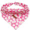 Elegant Littel Tail Hund Bandana, Frühling Haustier Bandanas 1PC Baumwolle waschbar Jungen Mädchen Quadrat Hund Lätzchen Halstuch Hund Halstücher für kleine mittlere große Hunde