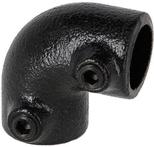 Rohrverbinder Kniestück schwarz 1/2 (21,3 mm), 90° AVERDE