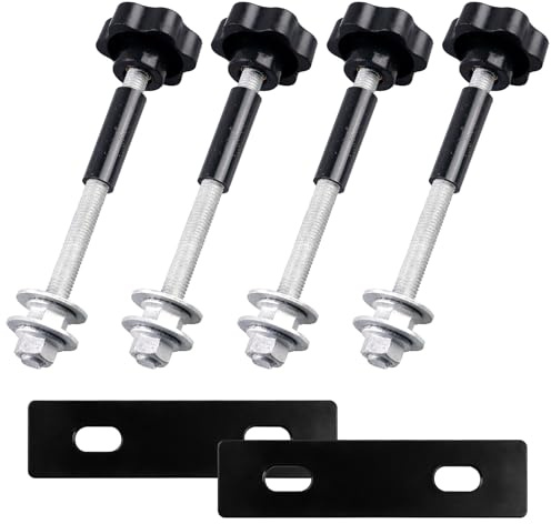 Bausatz Für Sandbleche, Traktionsbretter Montagesatz, Traktionsbrett-Kit, Universal Einbausatz, Montagestifte Für Offroad Für Geländefahrzeugbretter, Kompatible Loch-Tonhöhe 8-14 cm