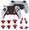 Metal Thumbsticks for PS5 Edge Controller, Metallic Back Paddles Triggers Buttons Joysticks for PS5 Dualsense Controller, Replacement Accessories Parts for PS5 Edge Controller Analog Joystick