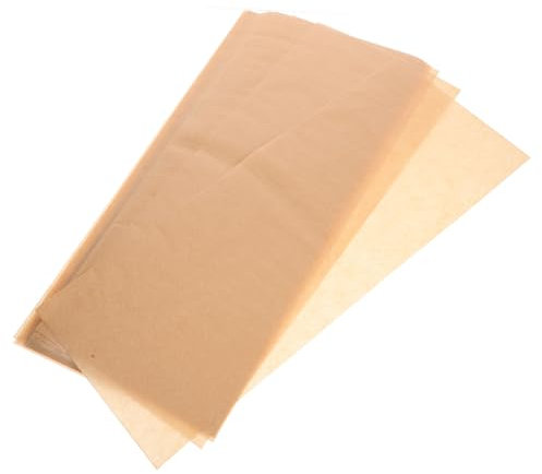 Cabilock 120fogli Carta Da Forno Naturale Carta Da Forno Per Freezer e Liofilizzatore Antiolio Per Grigliare Cuocere e Friggere Ad Aria