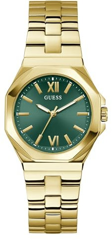 Guess Damen Analog Quarz Armbanduhr Empress