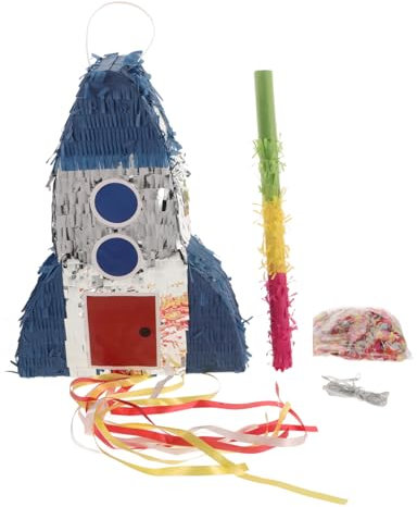 VICASKY Piñata Astronauten-pinata Weltraum-geburtstagsdekoration Weltraum-party- Mondpinata Partyspiele - - - -mädchengeburtstag Papier