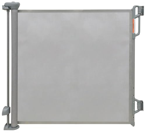 FSYGloryGlides Ausziehbares Sicherheitsgitter für Kinder und Haustiere, 140 cm Breite, 86 cm Höhe, Einfach zu bedienen, Haustierzaun für Treppen, Türen, Flure, Innen- & Außenbereiche