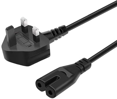 Power Cable Replacement for Yashe Mini Fridge MFA-5L-B MFA-5L-P MFA-10L-C Small Fridgerator Figure 8 Plug UK Lead AC Cord