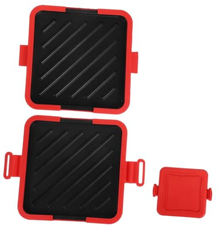 EXHUMKY Sandwichera de Silicona para Microondas Utensilios de Cocina Inalámbricos Rápida de de Limpiar Precalentamiento