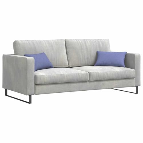 vidaXL Sofakissen 2 STK. Stoff Jeans blau 50 x 30 cm