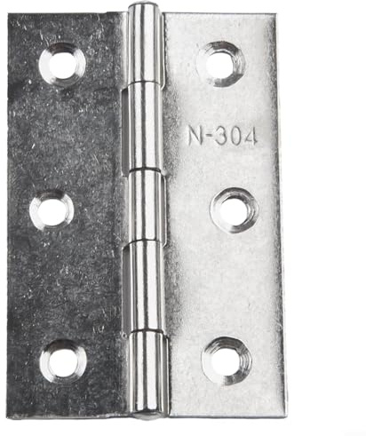 Rehoetom 10 Stück 7,6 cm Edelstahl-Kugellager-Scharniere für Innentüren, glatte und langlebige Türbeschläge