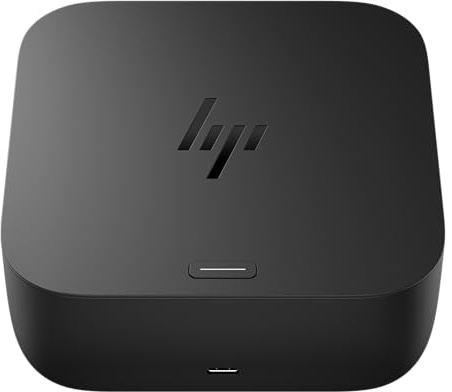 HP Docking station USB-C G6 da 100 W, design a prova di tempo con illuminazione ambientale e notifiche sullo schermo, porte USB-C aggiuntive, porta HDMI 2.1 migliorata, migliorato per