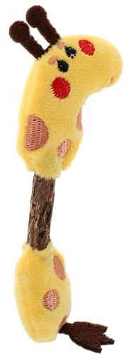 JECOMPRIS Jouet à Mâcher et Stimule l'exercice pour Chat en Peluche Forme Animal Actinidia Polygama Nettoie Les Dents pour Passer du Temps Votre Animal