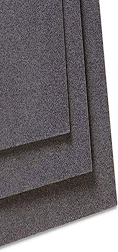 Clairefontaine 296009C Packung (mit 5 Zeichenbögen Pastelmat, 70 x 100 cm, 360 g, ideal für Trockentechniken und Pastell) anthrazit