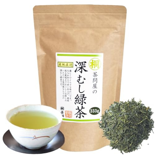 Tokyo Matcha Selection Tea - VALUE: Hagiri tea : Fukamushi Sencha 333g (11.74ozj Deep Steamed Japanese pure green tea Extra Volume & Special Price [Standard ship by SAL: NO tracking number]