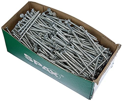 SPAX Universalschraube, 4,5 x 70 mm, 500 Stück, T-STAR plus, Senkkopf, Teilgewinde, 4CUT, WIROX A3J, blank verzinkt, 0191010450705