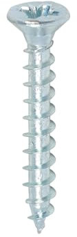 Timco 35025SOLOZ Lot de 200 vis à bois PZ2 CSK BZP Solo 3,5 x 25 plaqué zinc