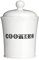 Premier Housewares Carnevale, Bianco, Ceramica, White, 15 x 15 x 22 cm