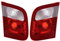 BESTPRICE 2x Heckleuchte links ohne Lampenträger Kompatibel mit BMW 3er (E46)