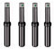 Opengardenweb 4 x Aspersor de turbina Pop-Up 3/4 Super-Pro K-Rain con juego de boquillas de repuesto de regalo | con control de flujo | Cubierta de goma | Patente revolucionaria anti-atascos