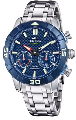 LOTUS Montre pour Homme 18810/3 Connected Boîtier en Acier Inoxydable Gris Bracelet en Acier Inoxydable Gris