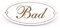 Schild Türschild Oval - Bad - selbstklebend Hinweisschild Dekoschild 15x7cm