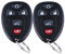 Keyless Entry Remote Control Car Key Fob for 2007-2016 Chevy Suburban Tahoe Traverse / Buick Enclave / GMC Acadia Yukon / Cadillac Escalade FCCI: OUC60270 OUC60221 (5Btn 2 Stück) )