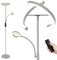 FIMEI Stehlampe, Lesestehlampe, Stufenloses Dimmen & Farbtemperatur von 3000K-6000K, Fernbedienung & Touchsteuerung, Uplight-Stehlampe, Moderne Stehleuchte für Wohnzimmer, Schlafzimmer, Büro
