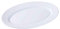 Acan Fuente ovalada Toledo fabricado en vidrio opal, ideal para servir postres o aperitivos, apto para lavavajillas. 2,5 x 26 x 35,5 cm