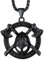 Richsteel Norse Jewellery Men Viking Double Axe Pendant Runes Necklace for Women Black Mens Necklaces