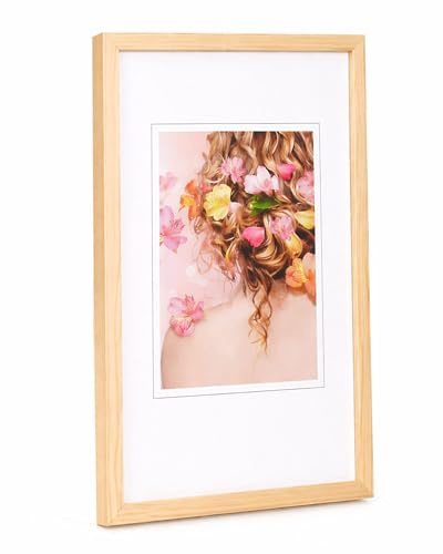 Holz Bilderrahmen Plexi Foto Rahmen Collage Wanddeko Poster S111: Farbe: Natur | Format: 29,7x42 A3