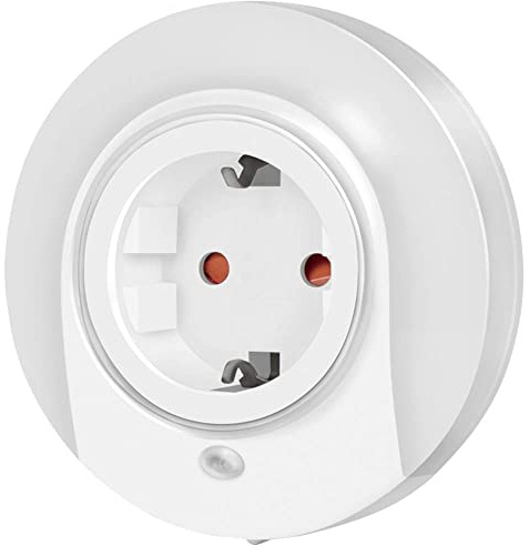 Logilink LED012 - LED Nachtlicht/Beleuchtung mit Dämmerungssensor ohne Steckdosenverlust