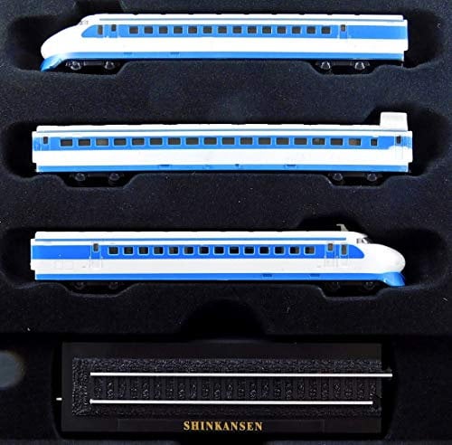 Seven Secrets Shinkansen Three Part Train & Track Model Railway Collectable Z Gauge | Collectors Static Box Set | KB09