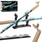 Schwertbausatz, 101 cm Hashibira Inosuke Doppelschwert-Baustein mit Ständer, Anime-Schwert-Bauspielzeug, Katana, Kinderspielzeug für Jungen von 8–12 Jahren, 838 Teile